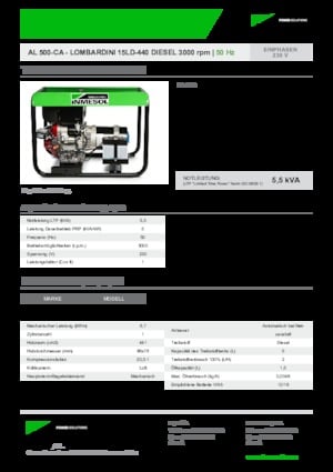 Grupos electrógenos diesel INMESOL AL 500-CA