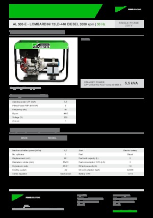 Grupos electrógenos diesel INMESOL AL 500-E