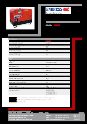 Grupos electrógenos diesel Endress ESE 1008 HG ES DI ISO DUPLEX Silent Plus