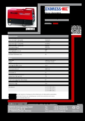 Grupos electrógenos diesel Endress ESE 1204 DHS-GT ES ISO DI