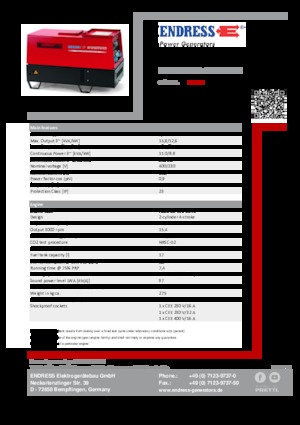 Grupos electrógenos diesel Endress ESE 1204 DHS-GT ES ISO DI
