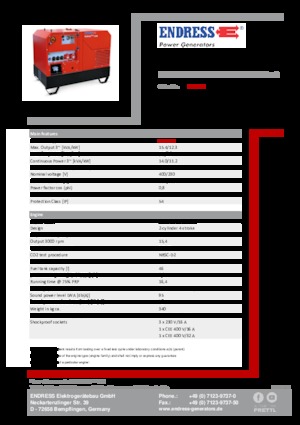 Grupos electrógenos diesel Endress ESE 1408 DHG ES DI ISO DUPLEX Silent