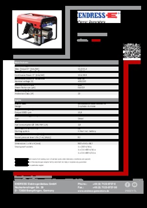 Grupos electrógenos diesel Endress ESE 1506 DLS ES DI