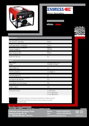 Grupos electrógenos diesel Endress ESE 604 DYS ES DI