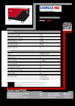 Grupos electrógenos diesel Endress ESE 706 DYS-GT ES ISO DI
