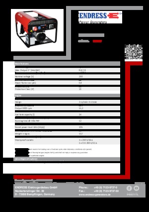 Grupos electrógenos diesel Endress ESE 906 LS ES DI