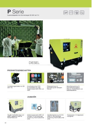 Grupos electrógenos diesel PRAMAC Lifter P 18000 TYA