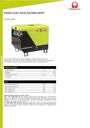 Grupos electrógenos diesel PRAMAC Lifter P 6000 TYA