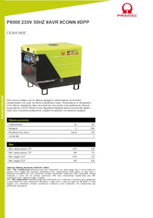 Grupos electrógenos diesel PRAMAC Lifter P 9000