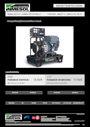 Grupos electrógenos diesel INMESOL AAD-017