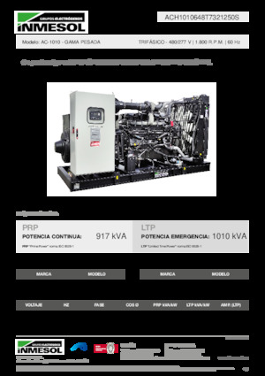 Grupos electrógenos diesel INMESOL AC-1010