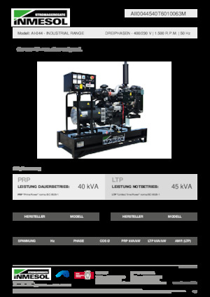 Grupos electrógenos diesel INMESOL AI-044