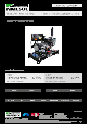 Grupos electrógenos diesel INMESOL AI-066