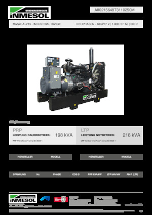 Grupos electrógenos diesel INMESOL AI-215