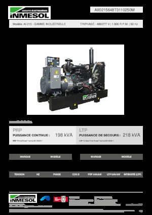 Grupos electrógenos diesel INMESOL AI-215