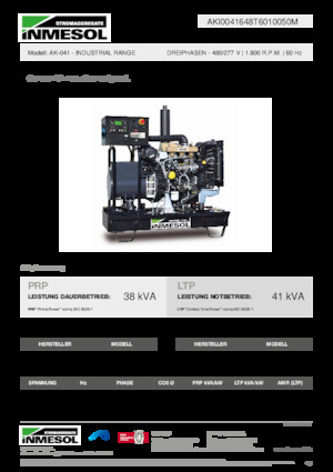 Grupos electrógenos diesel INMESOL AK-041