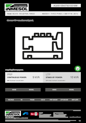 Grupos electrógenos diesel INMESOL AQ-010
