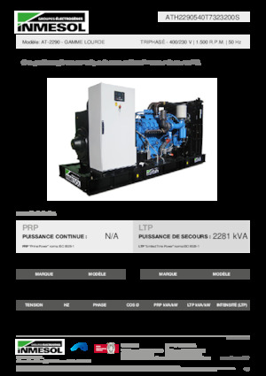 Grupos electrógenos diesel INMESOL AT-2290