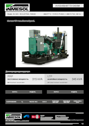 Grupos electrógenos diesel INMESOL AV-345