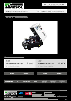 Grupos electrógenos diesel INMESOL BK-10