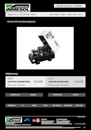 Grupos electrógenos diesel INMESOL BK-14