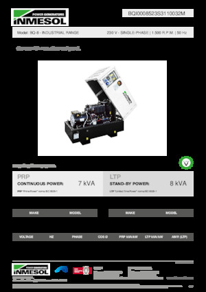 Grupos electrógenos diesel INMESOL BQ-8