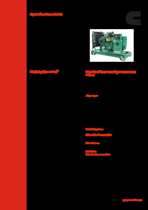 Grupos electrógenos diesel Cummins C100 D5