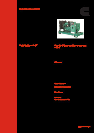 Grupos electrógenos diesel Cummins C110 D5