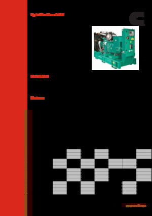 Grupos electrógenos diesel Cummins C275 D6