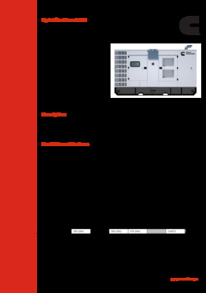 Grupos electrógenos diesel Cummins C300D2R