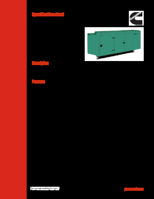 Grupos electrógenos diesel Cummins C100N6