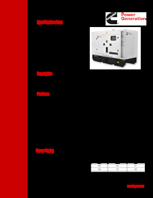 Grupos electrógenos diesel Cummins C65D2R