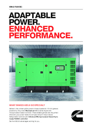 Grupos electrógenos diesel Cummins C100D6I