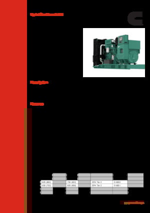 Grupos electrógenos diesel Cummins C800 D6