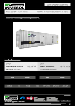 Grupos electrógenos diesel INMESOL CC-1570