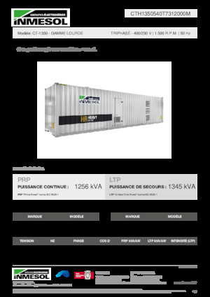 Grupos electrógenos diesel INMESOL CT-1350