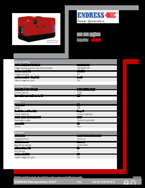 Grupos electrógenos diesel Endress ESE 100 IW/MS 