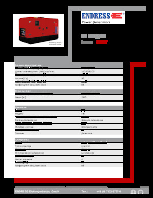 Grupos electrógenos diesel Endress ESE 100 IW/MS 