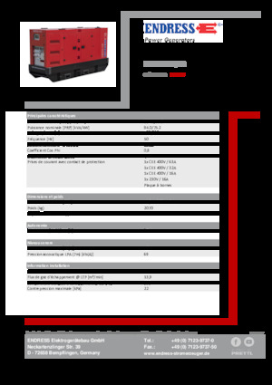 Grupos electrógenos diesel Endress ESE 100 IW/RS
