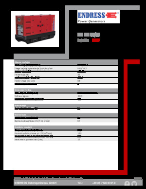 Grupos electrógenos diesel Endress ESE 100 IW/RS