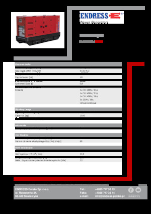 Grupos electrógenos diesel Endress ESE 100 IW/RS