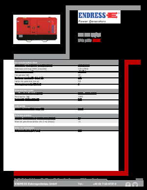 Grupos electrógenos diesel Endress ESE 135 IW/AS