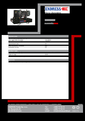 Grupos electrógenos diesel Endress ESE 135 IW