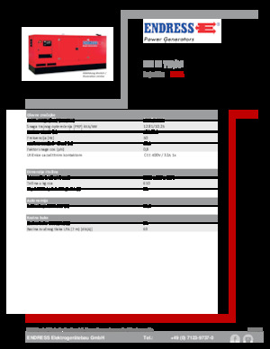 Grupos electrógenos diesel Endress ESE 15 YW/AS 