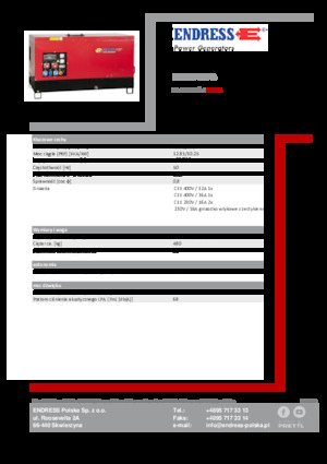 Grupos electrógenos diesel Endress ESE 15 YW-B