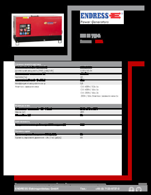 Grupos electrógenos diesel Endress ESE 15 YW-B