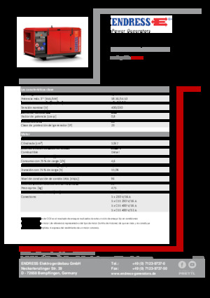 Grupos electrógenos diesel Endress ESE 1606 DYS-GT ES ISO DI