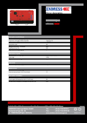 Grupos electrógenos diesel Endress ESE 175 IW/AS