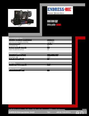 Grupos electrógenos diesel Endress ESE 190 IW