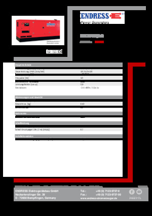 Grupos electrógenos diesel Endress ESE 20 YW/AS 